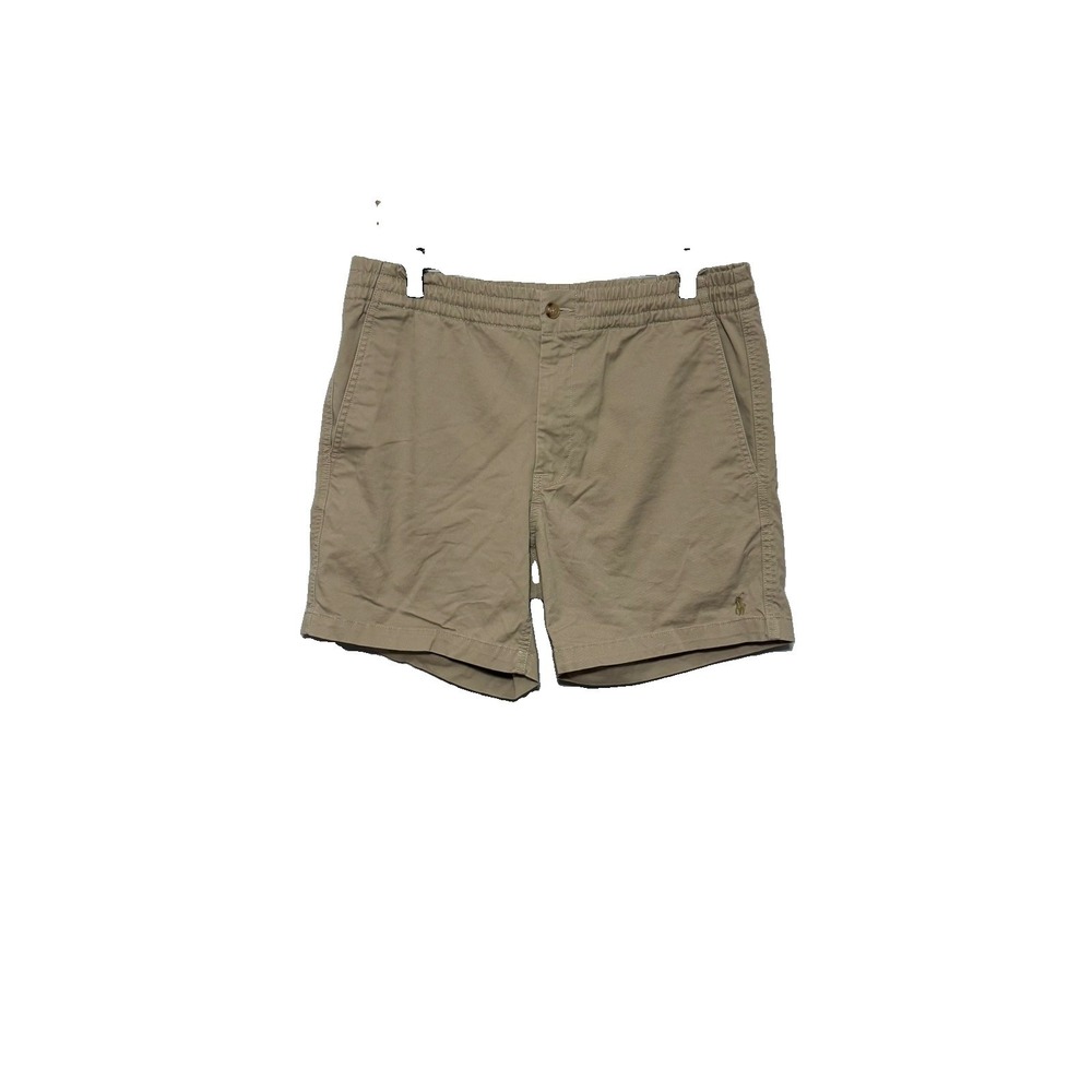 Polo Ralph Lauren Classic Fit Drawstring 6 Inch Chino Light Khaki Shorts Size S
